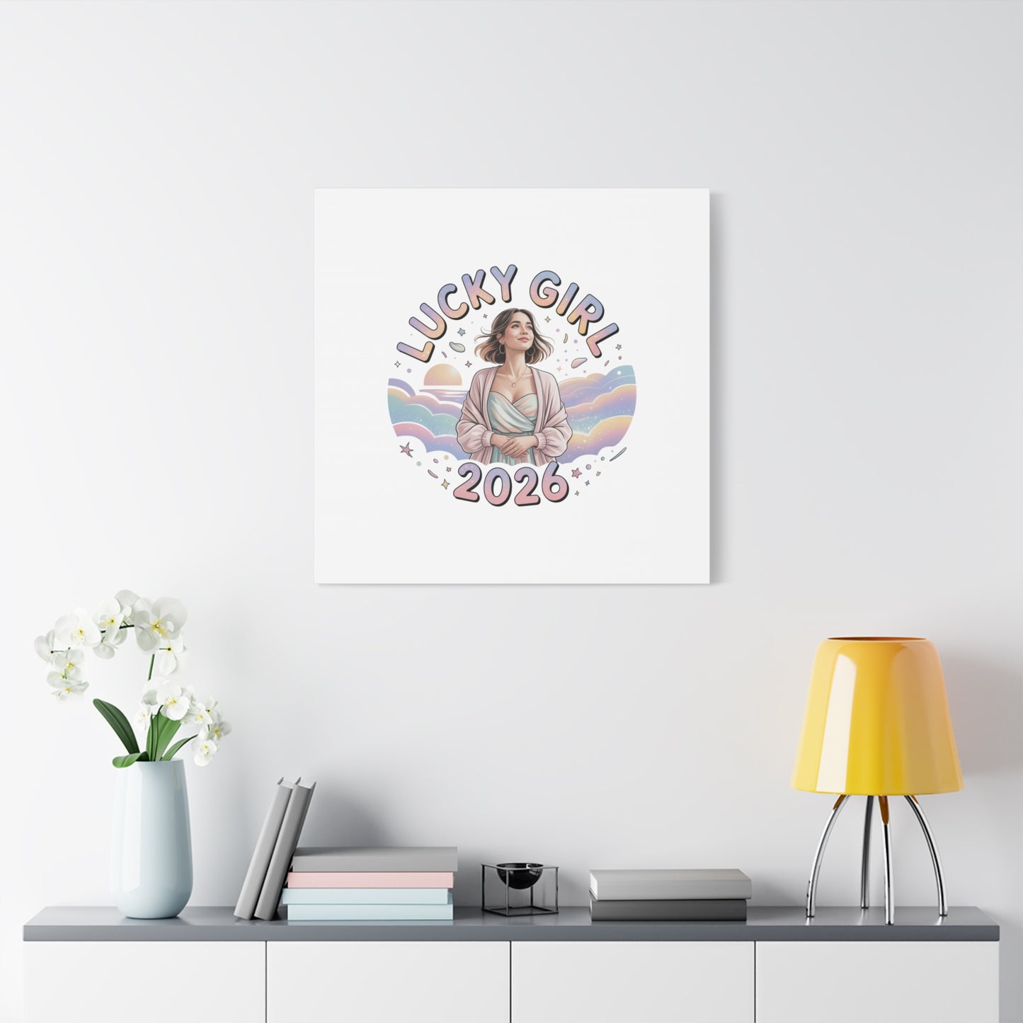 Lucky Girl 2026 Canvas | Manifest Luck, 2026 Lucky Charms