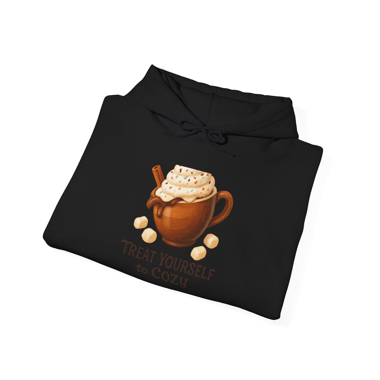 Hoodie — Treat Yourself to Cozy Hot Cocoa Graphic Hoodie