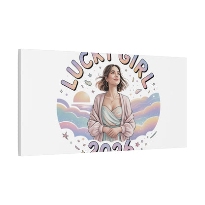 Lucky Girl 2026 Canvas | Manifest Luck, 2026 Lucky Charms