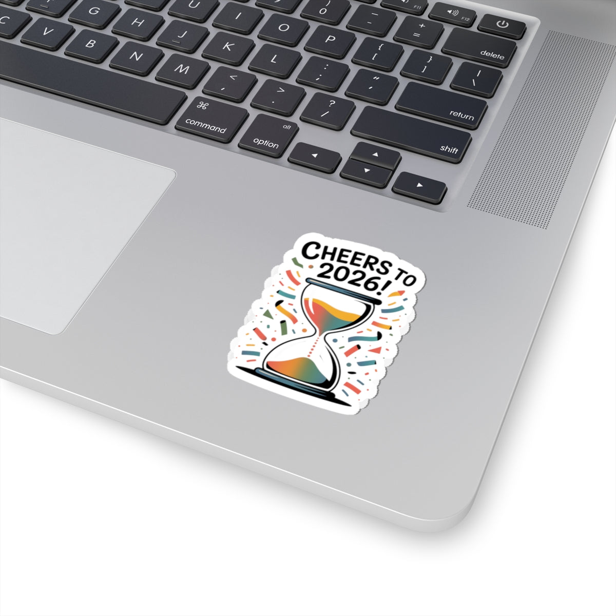 Cheers to 2026 Hourglass Sticker | new year motivation, 2026 goals
