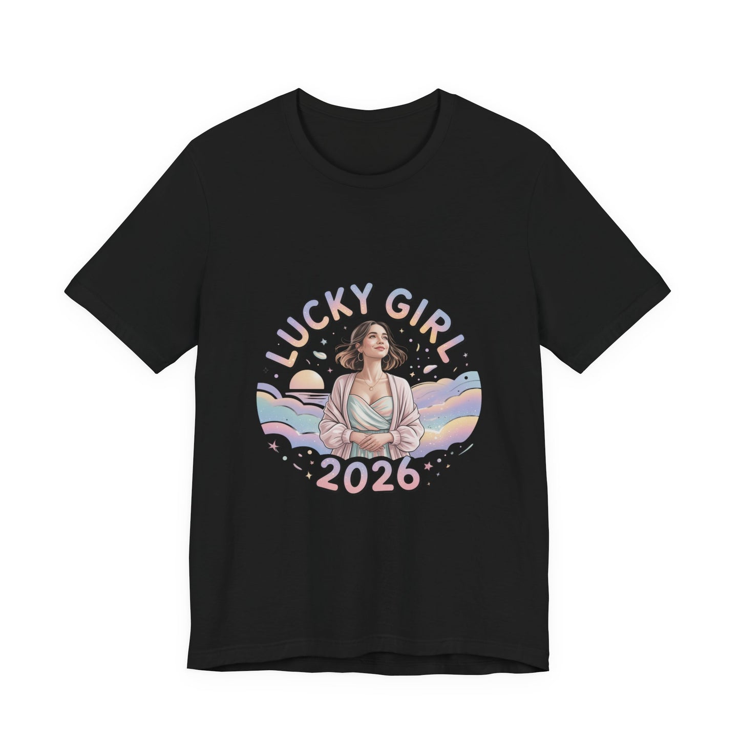 Lucky Girl 2026 Manifest Luck Tee | lucky charms, angel number shirt