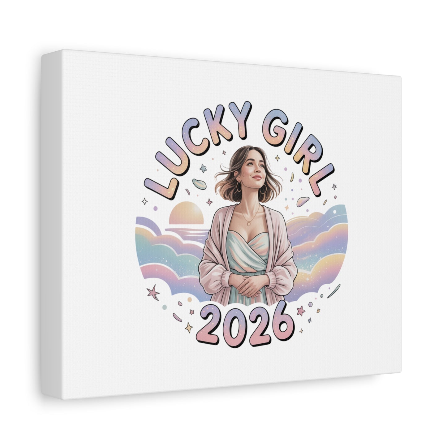 Lucky Girl 2026 Canvas | Manifest Luck, 2026 Lucky Charms