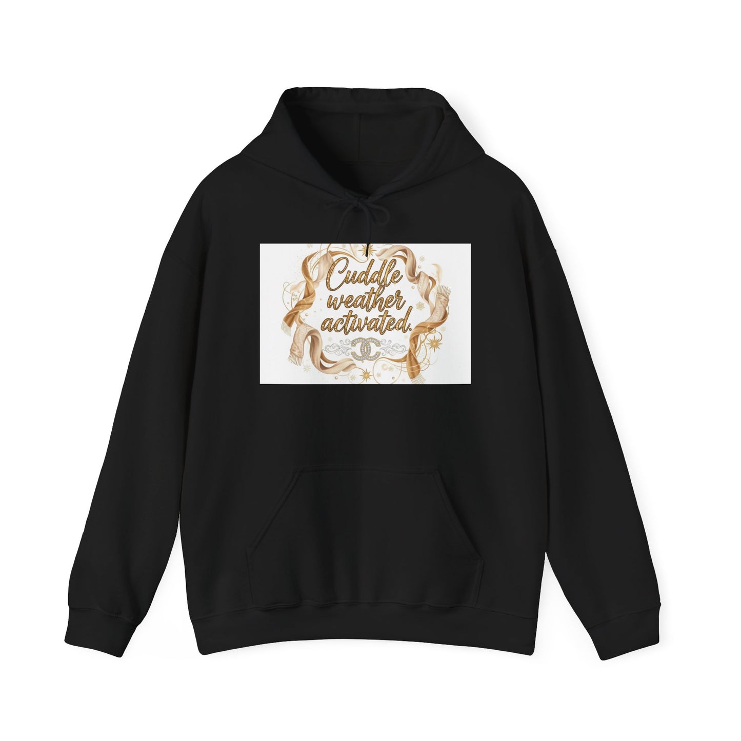 Cuddle Weather Activated Hoodie — Cozy Script Graphic Pullover