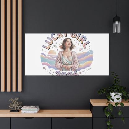 Lucky Girl 2026 Canvas | Manifest Luck, 2026 Lucky Charms