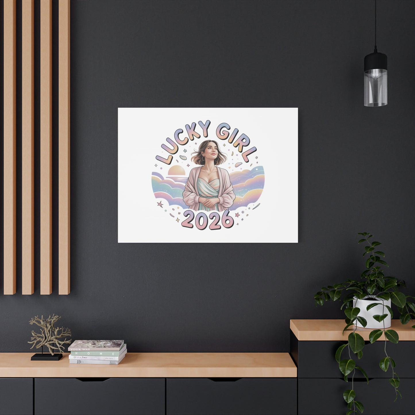 Lucky Girl 2026 Canvas | Manifest Luck, 2026 Lucky Charms