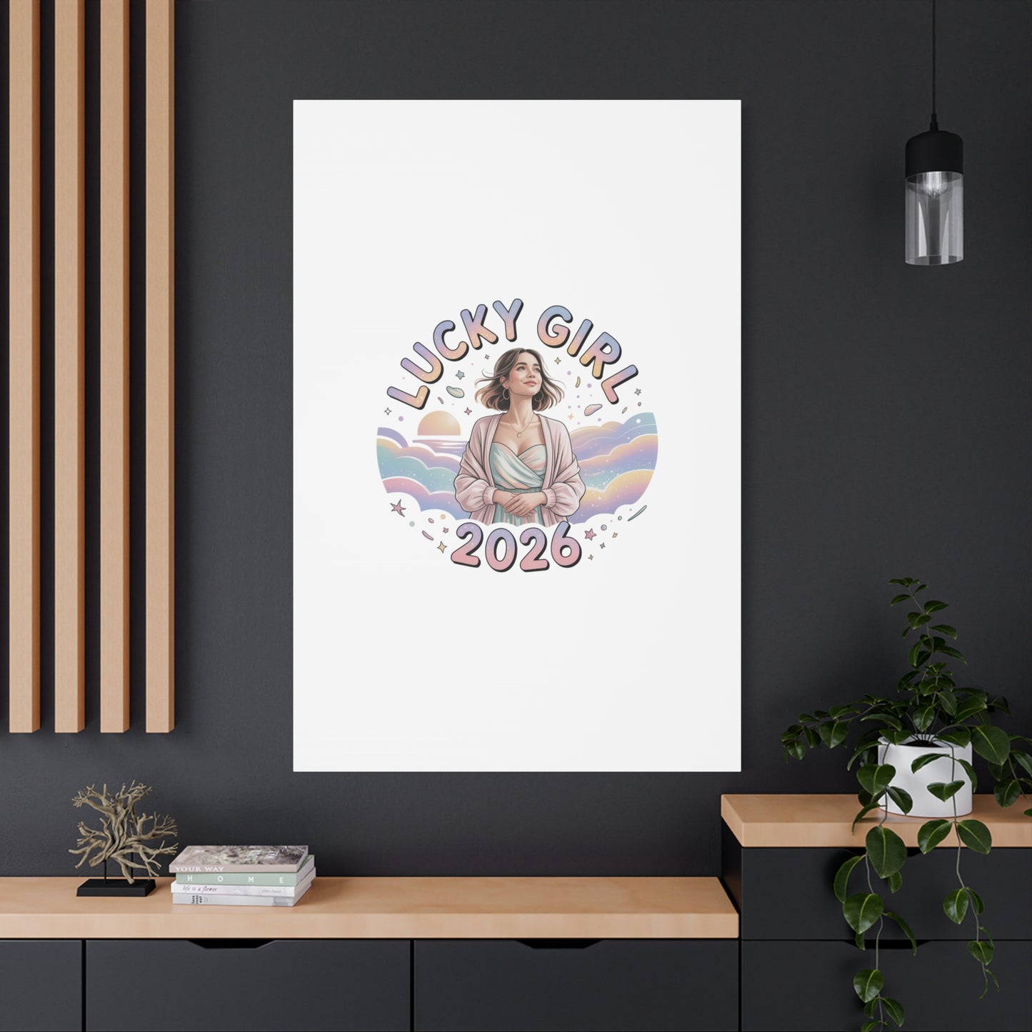Lucky Girl 2026 Canvas | Manifest Luck, 2026 Lucky Charms