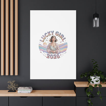 Lucky Girl 2026 Canvas | Manifest Luck, 2026 Lucky Charms