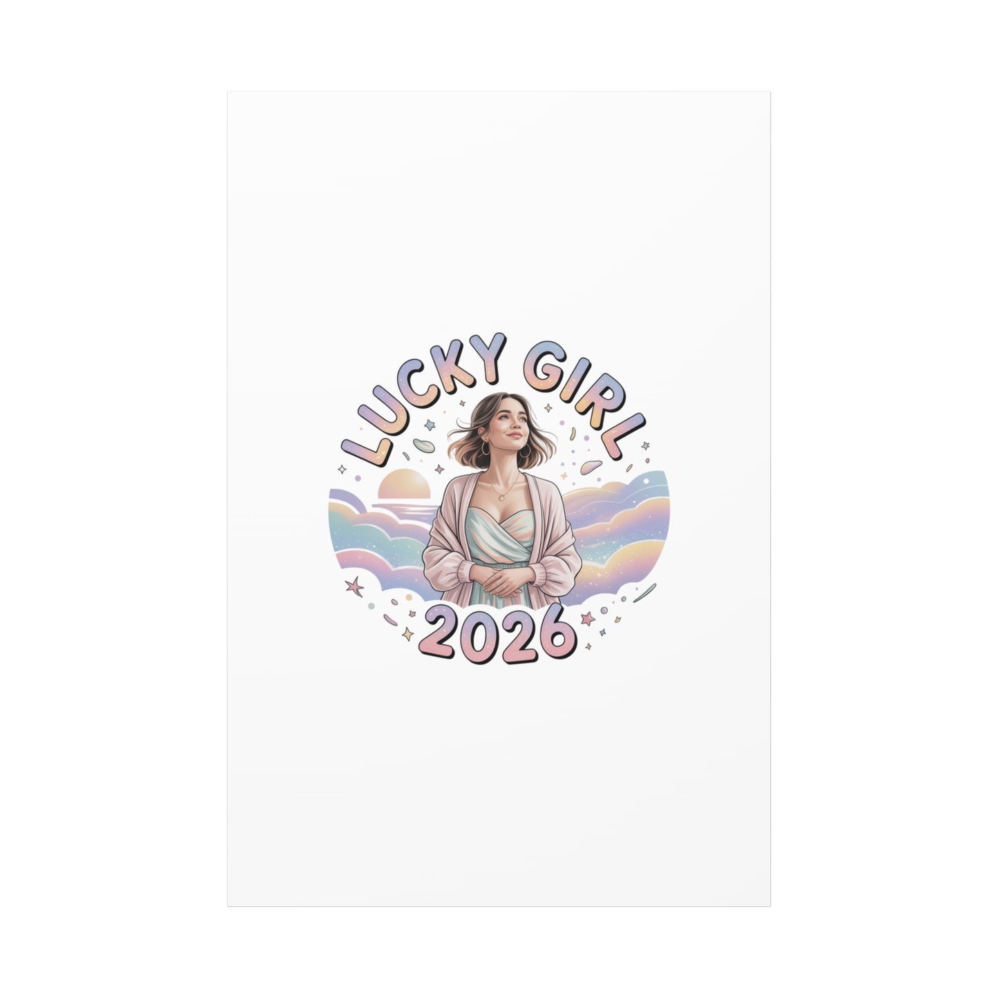 Lucky Girl 2026 Canvas | Manifest Luck, 2026 Lucky Charms