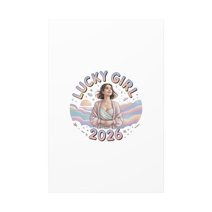 Lucky Girl 2026 Canvas | Manifest Luck, 2026 Lucky Charms