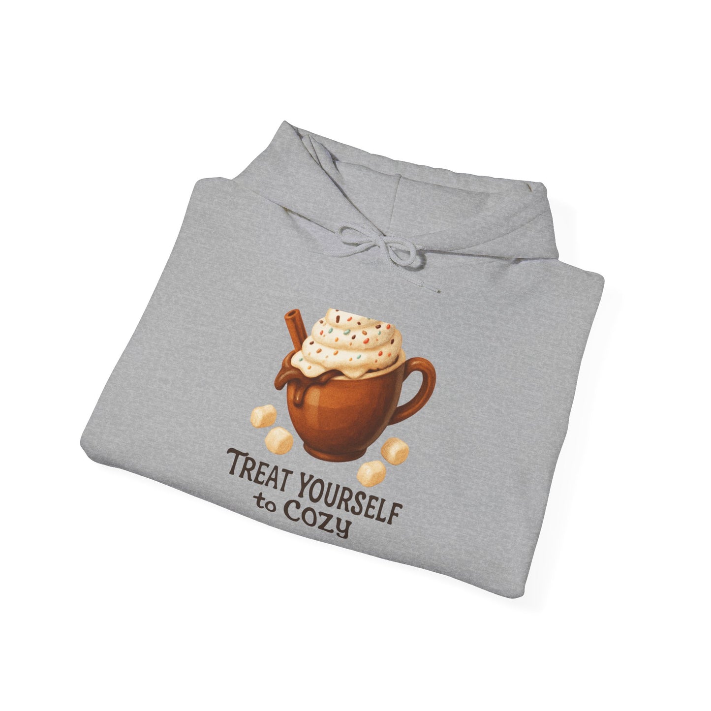 Hoodie — Treat Yourself to Cozy Hot Cocoa Graphic Hoodie