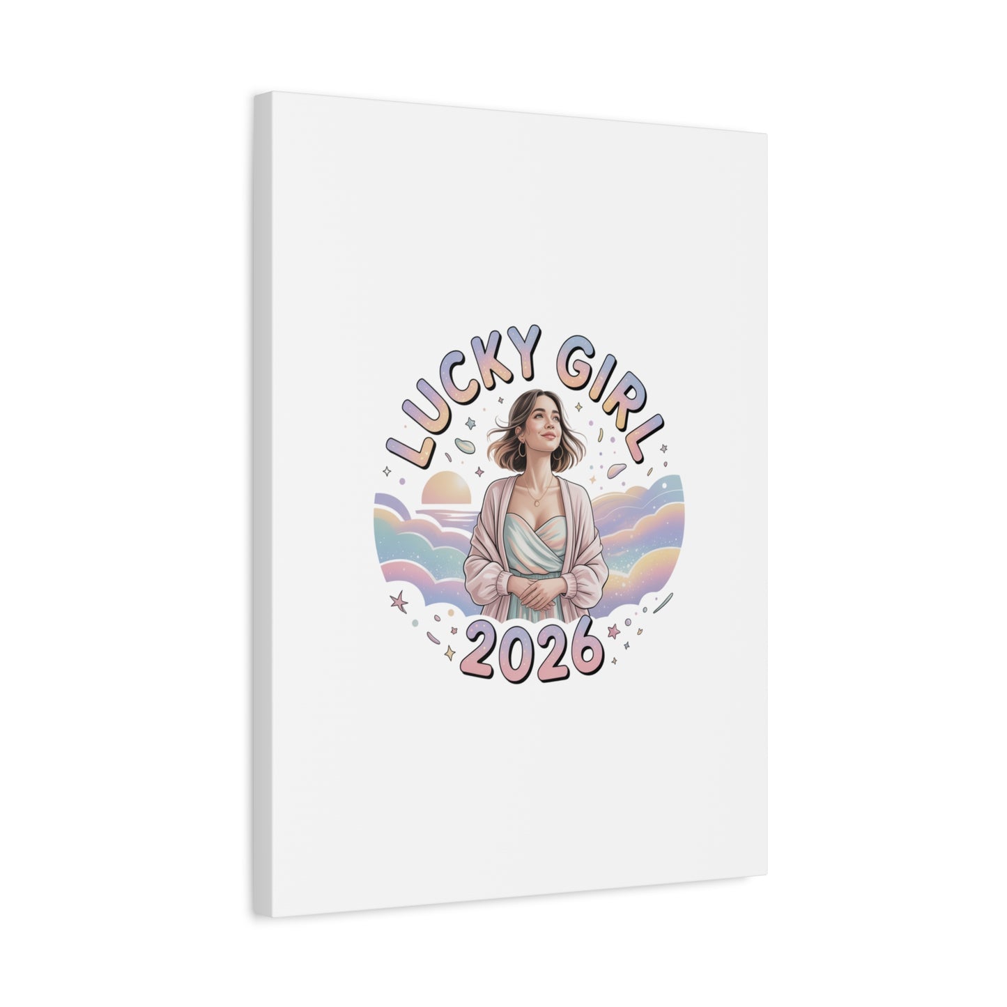 Lucky Girl 2026 Canvas | Manifest Luck, 2026 Lucky Charms