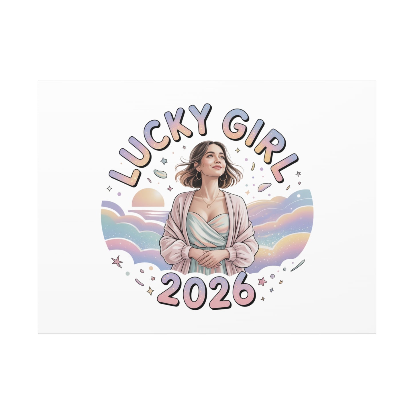 Lucky Girl 2026 Canvas | Manifest Luck, 2026 Lucky Charms