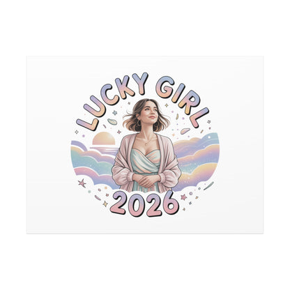 Lucky Girl 2026 Canvas | Manifest Luck, 2026 Lucky Charms
