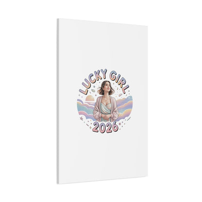 Lucky Girl 2026 Canvas | Manifest Luck, 2026 Lucky Charms