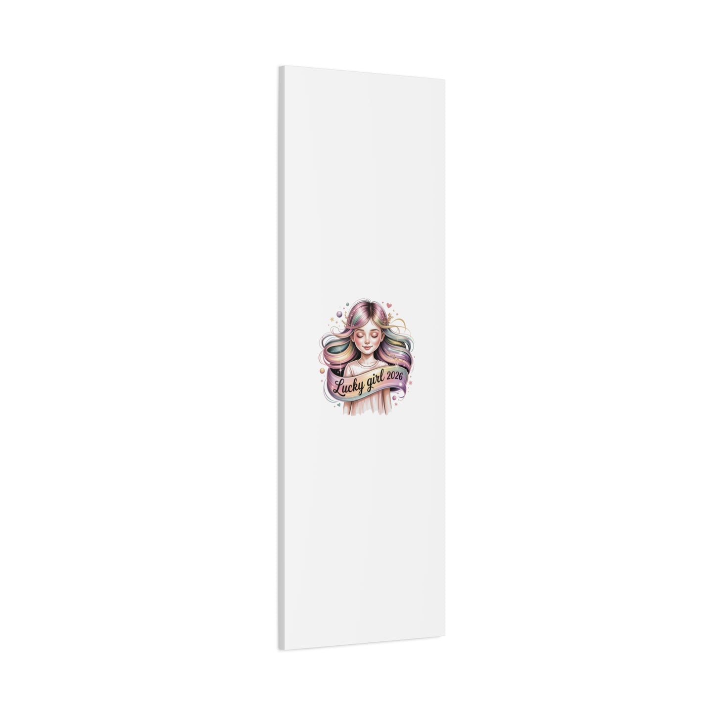 Lucky Girl 2026 Canvas Print | manifest luck, lucky charms