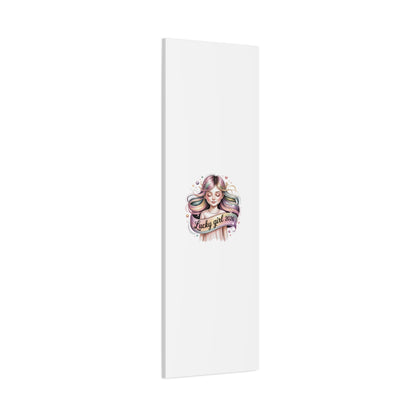 Lucky Girl 2026 Canvas Print | manifest luck, lucky charms