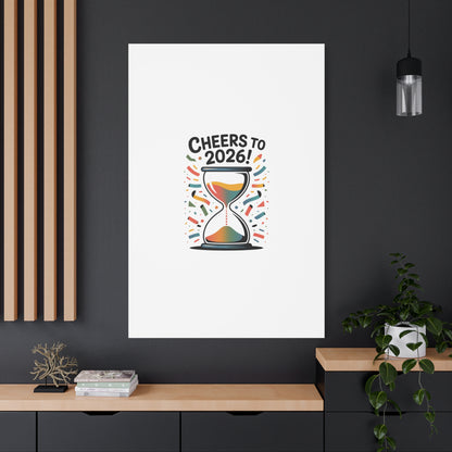 Cheers to 2026 Hourglass Canvas | 2026 goals, new year motivation