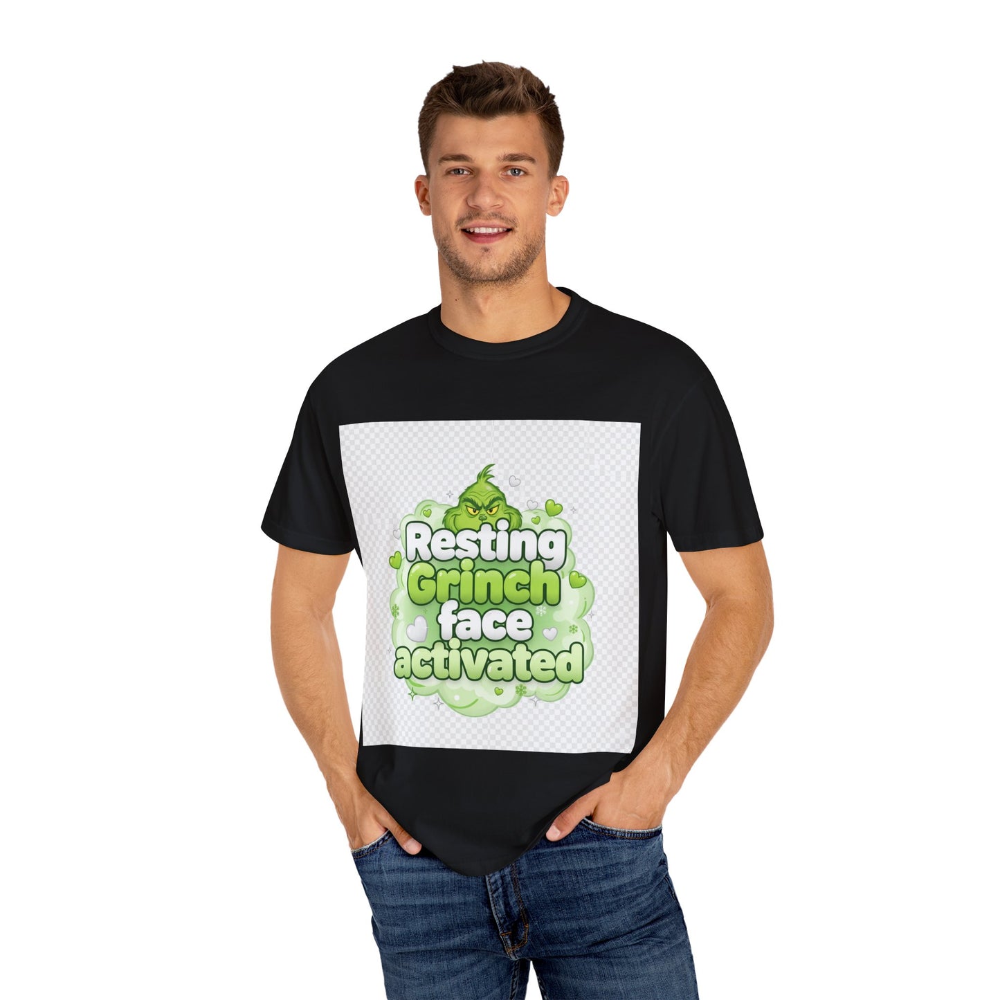 Resting Grinch Face Activated T-Shirt