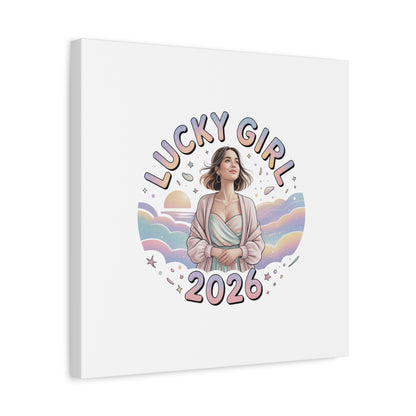 Lucky Girl 2026 Canvas | Manifest Luck, 2026 Lucky Charms