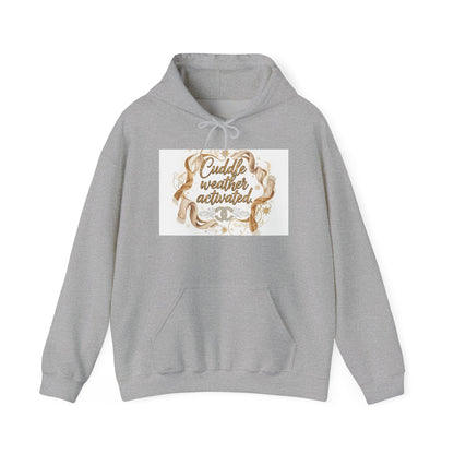 Cuddle Weather Activated Hoodie — Cozy Script Graphic Pullover