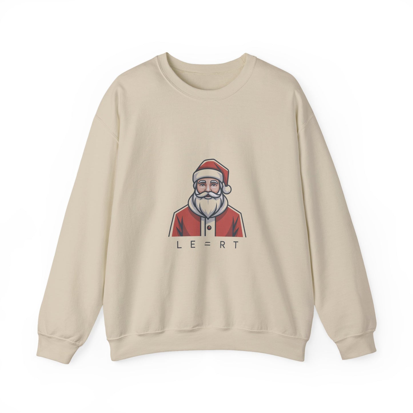 Minimal Santa Graphic Sweatshirt | Modern Santa, Geometric Christmas