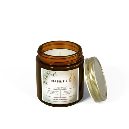 Fraser Fir Scented Candle — Coconut Apricot Wax (4oz & 9oz)