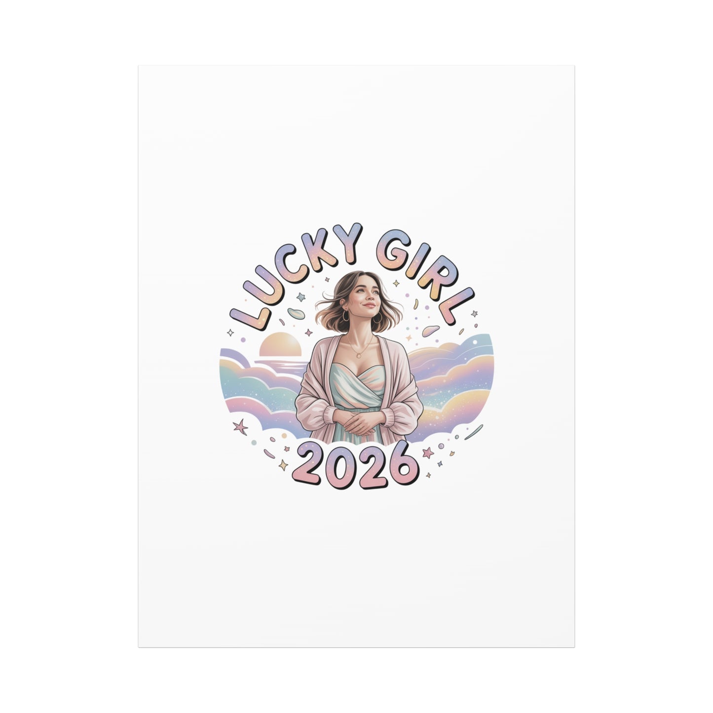Lucky Girl 2026 Canvas | Manifest Luck, 2026 Lucky Charms