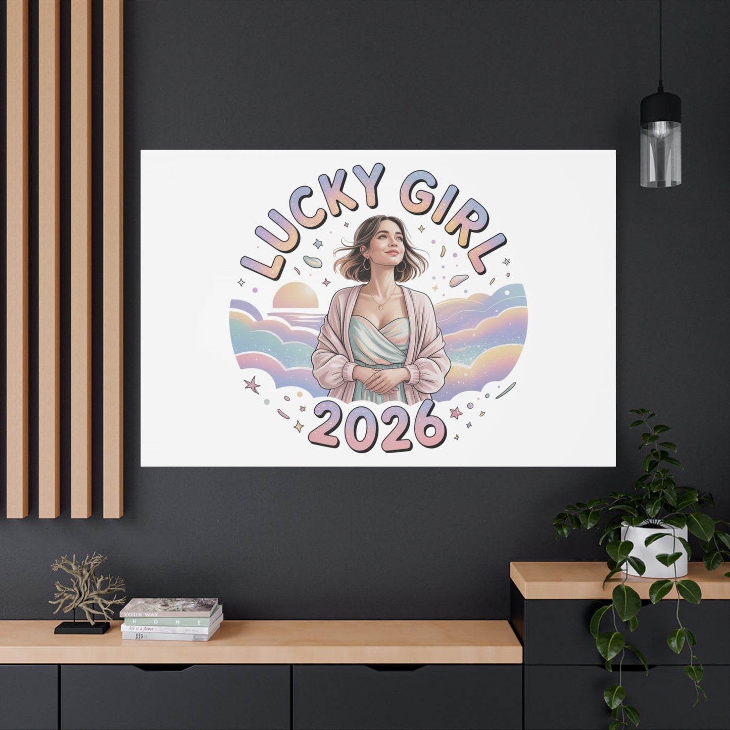 Lucky Girl 2026 Canvas | Manifest Luck, 2026 Lucky Charms