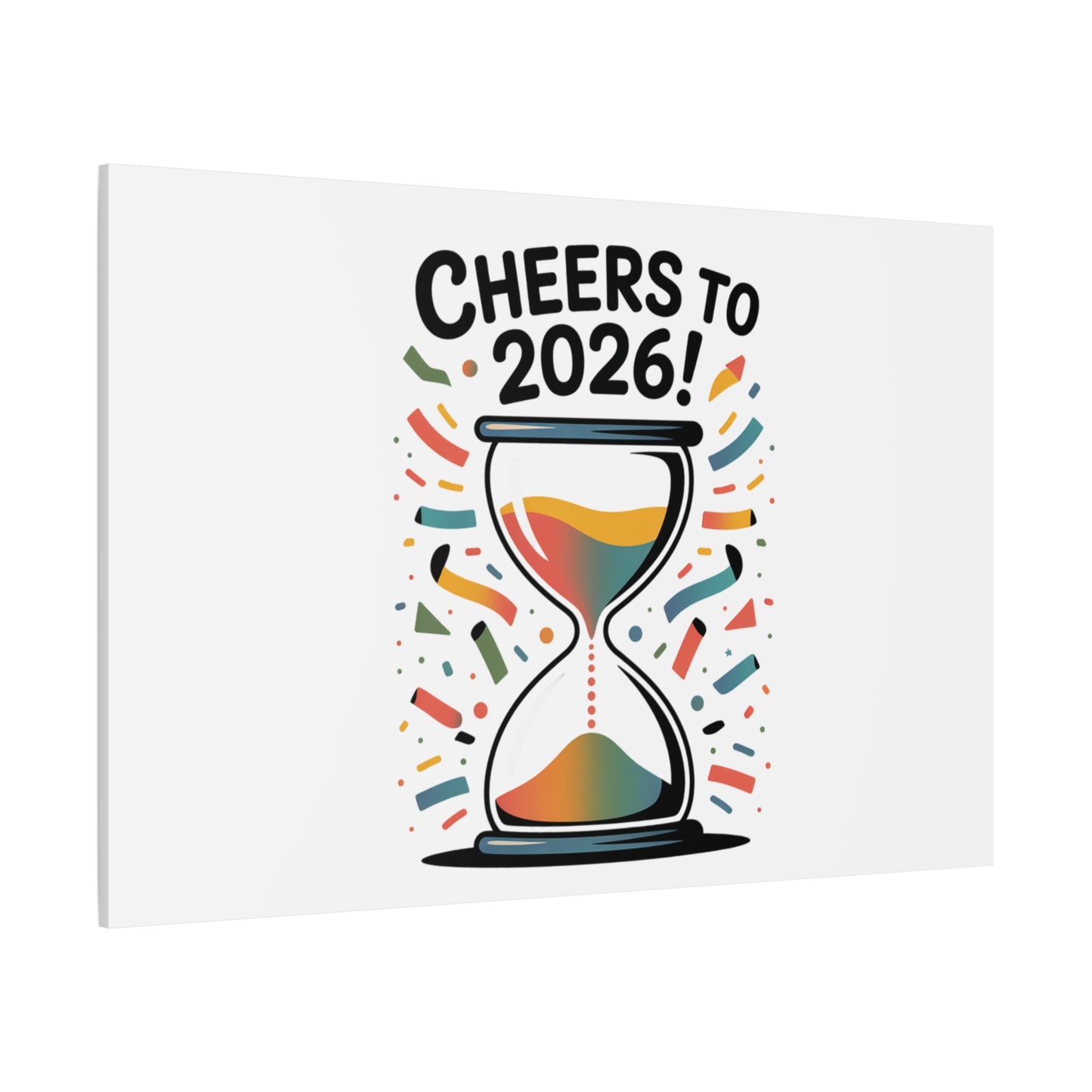Cheers to 2026 Hourglass Canvas | 2026 goals, new year motivation