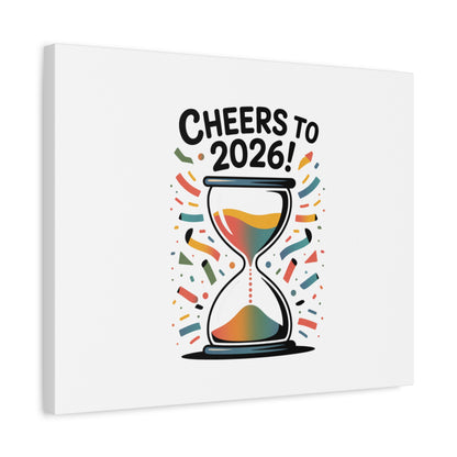 Cheers to 2026 Hourglass Canvas | 2026 goals, new year motivation