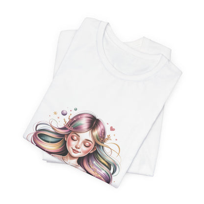Lucky Girl 2026 mantra tee | Manifest Luck, angel number shirt