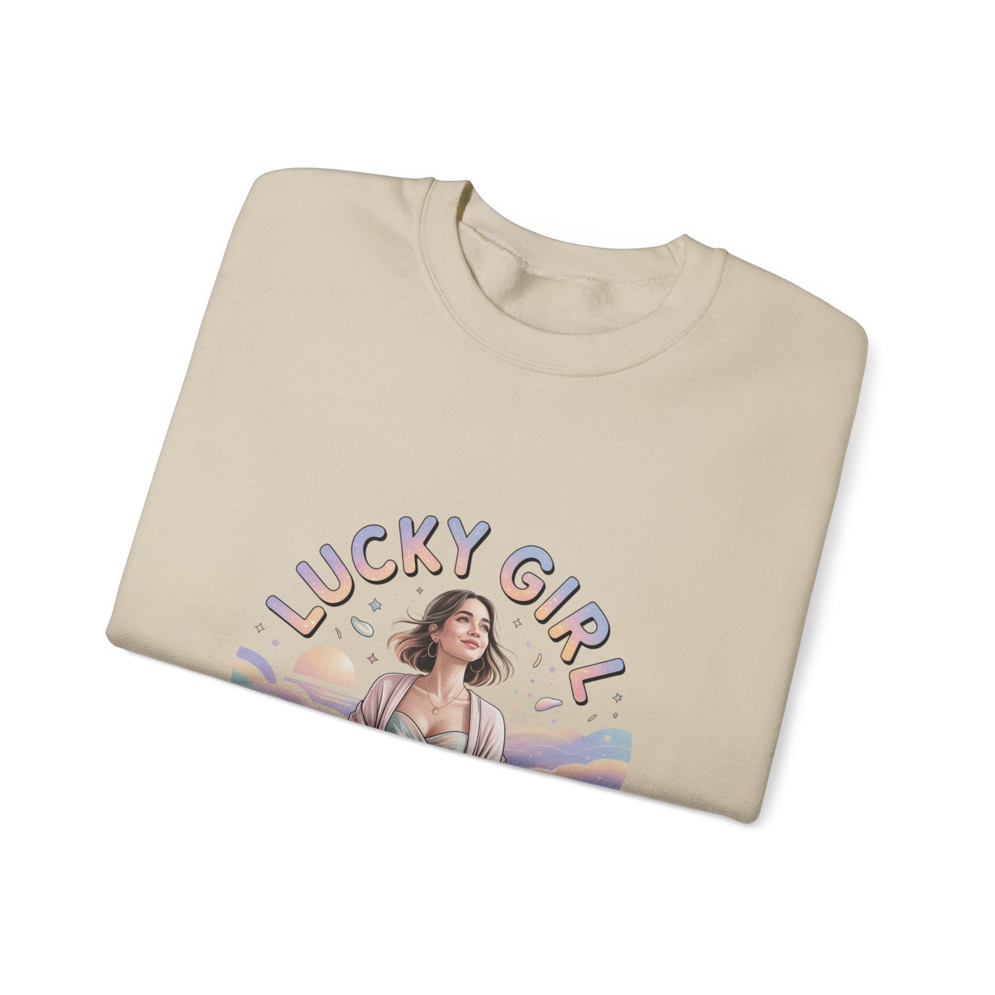 Lucky Girl 2026 Manifest Luck Sweatshirt | 2026 Lucky Charms, Angel Number