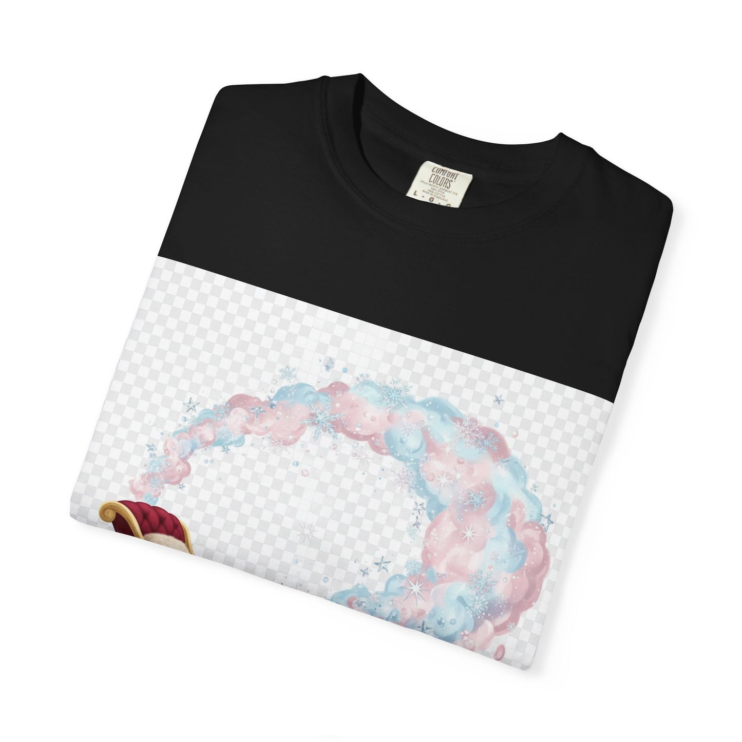 Sleighing Softly in Style T-Shirt — Festive Sleigh Graphic Holiday Tee