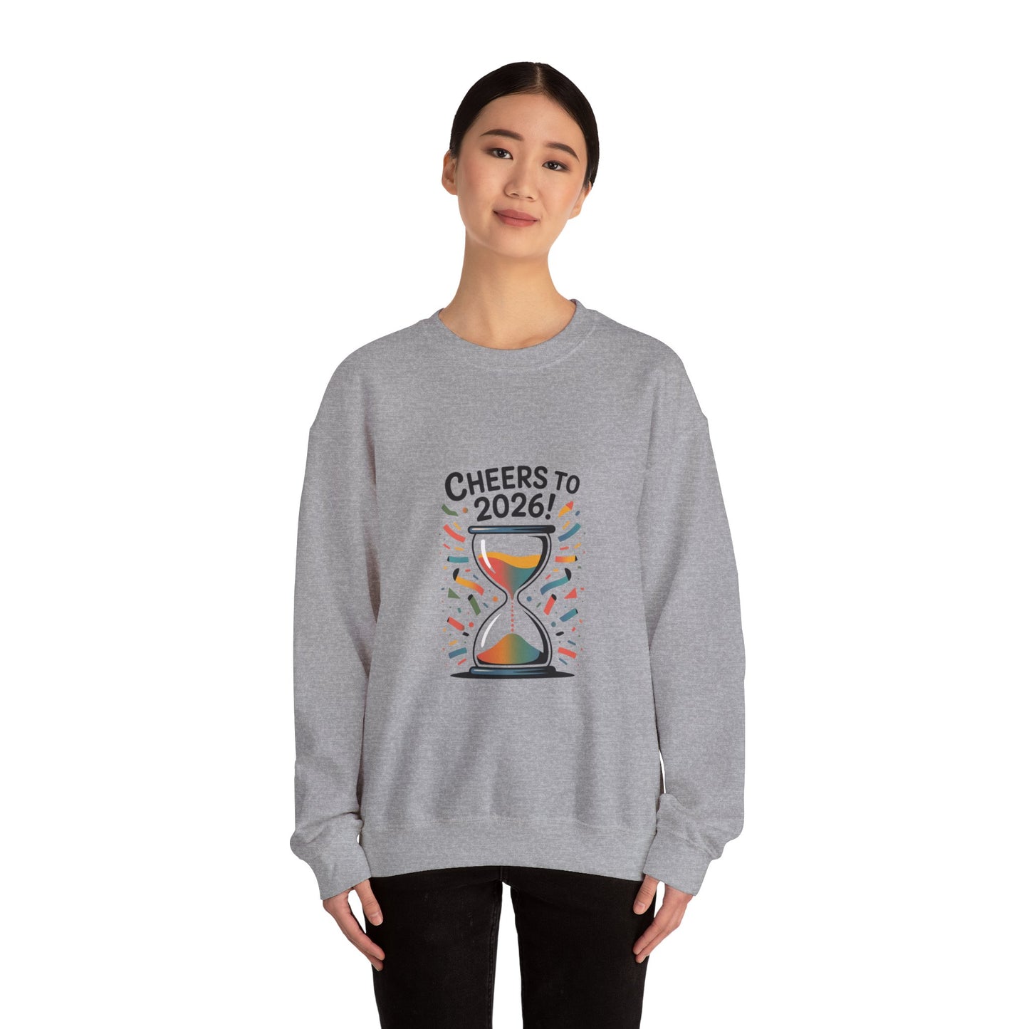 Cheers to 2026 Crewneck Sweatshirt | 2026 goals, new year humor