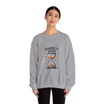 Cheers to 2026 Crewneck Sweatshirt | 2026 goals, new year humor