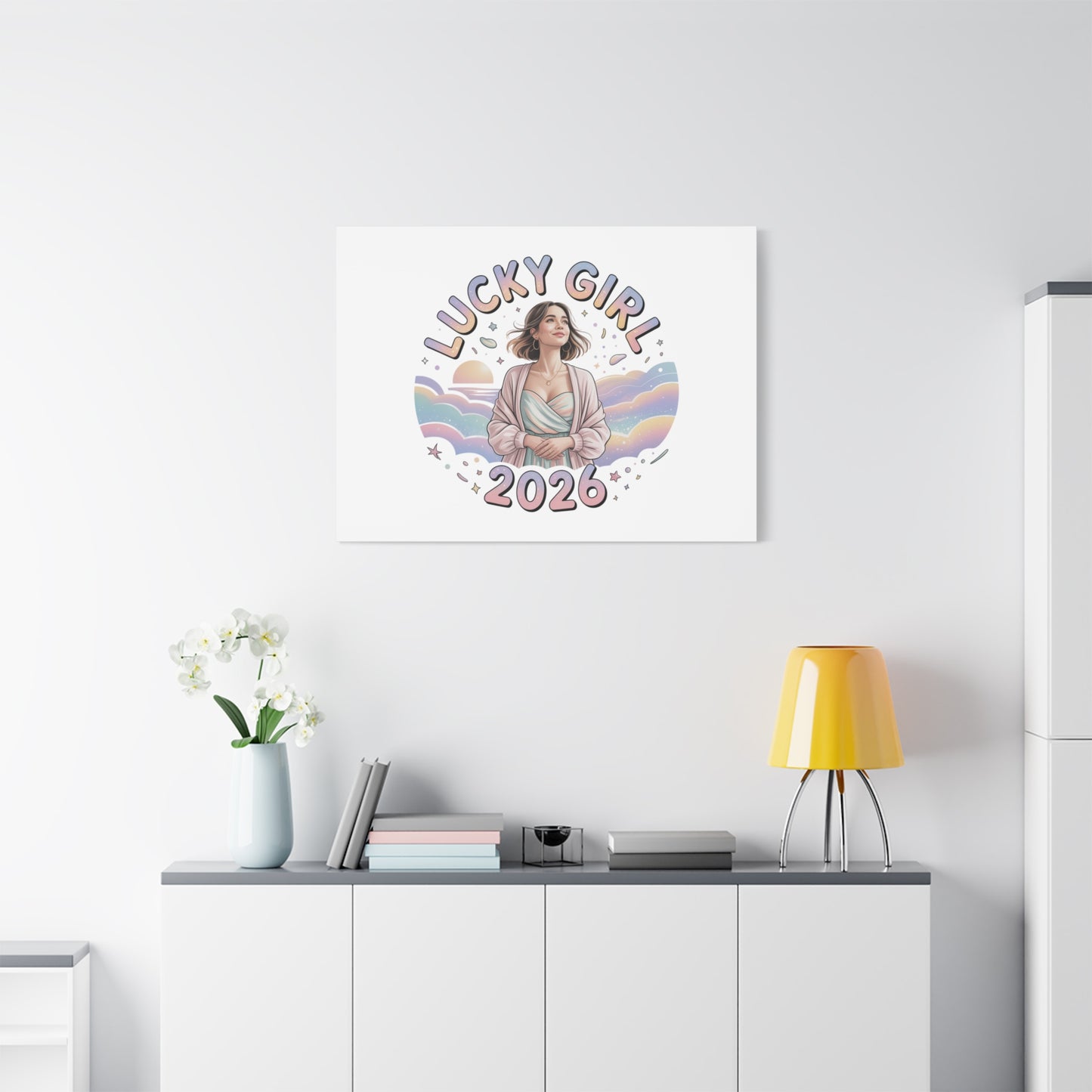 Lucky Girl 2026 Canvas | Manifest Luck, 2026 Lucky Charms