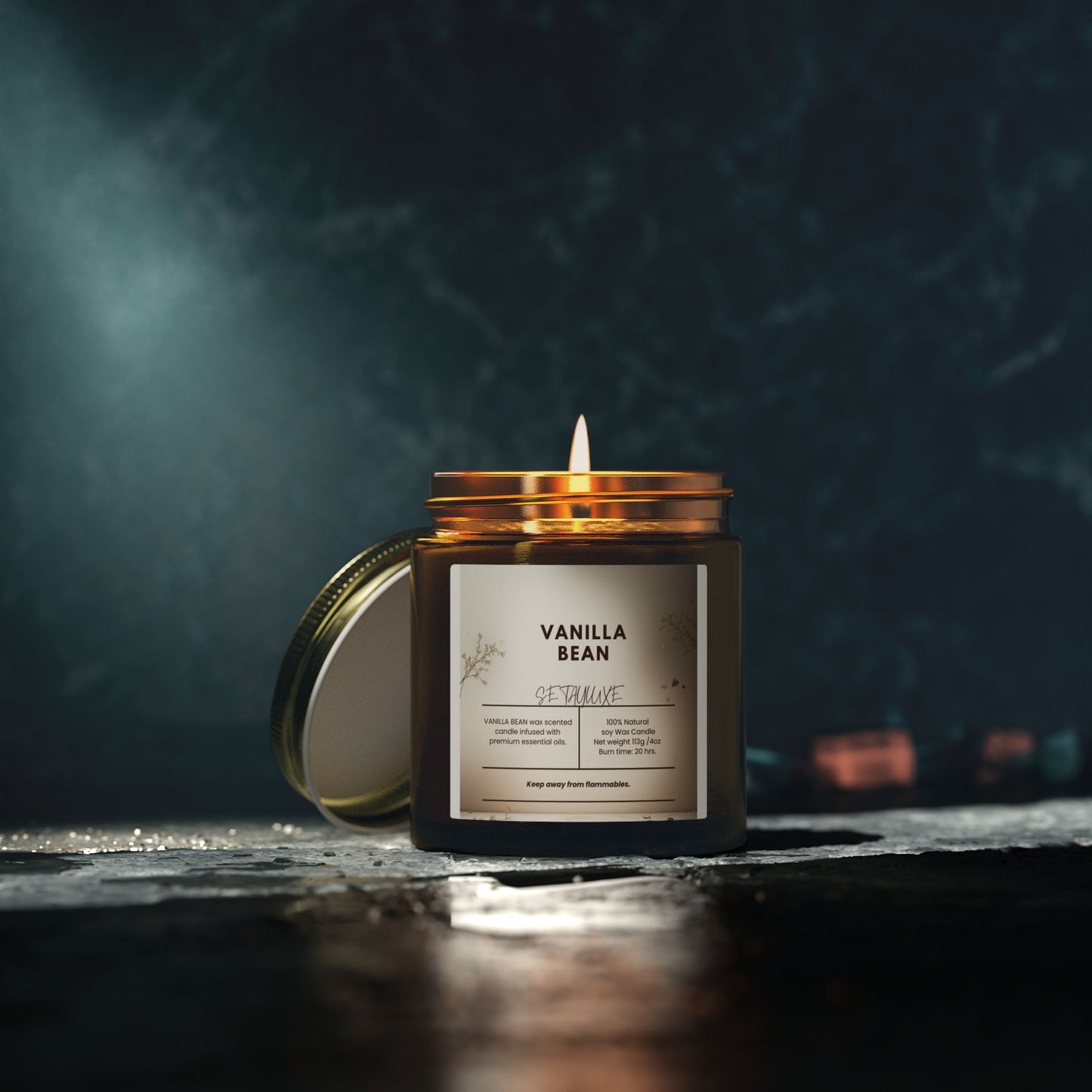 Vanilla Bean Wax Candle (4oz & 9oz)