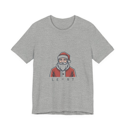 Minimal Santa Graphic Tee | Modern Santa, Abstract Christmas Shirt
