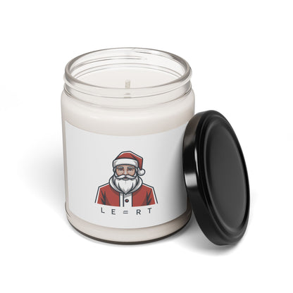 Minimal Santa Candle | Scented Soy Candle, Modern Graphic Christmas
