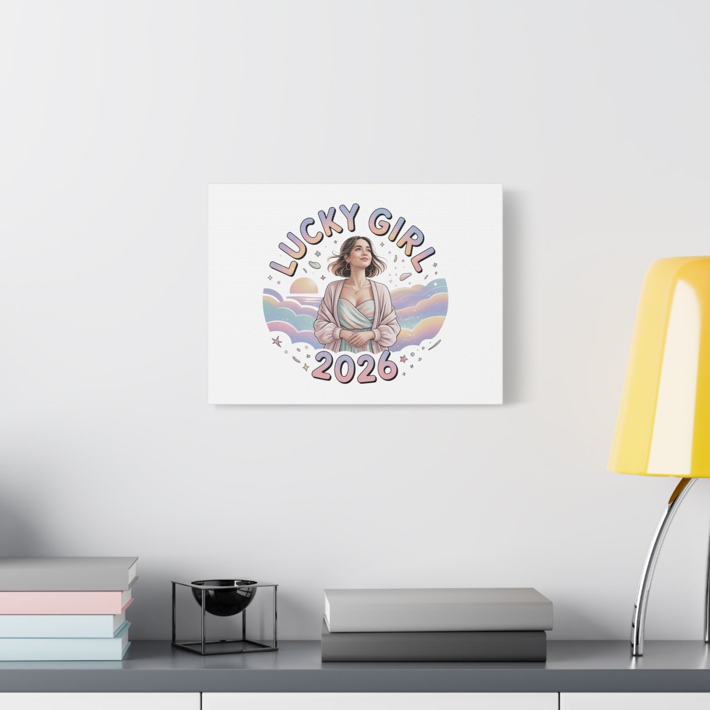 Lucky Girl 2026 Canvas | Manifest Luck, 2026 Lucky Charms