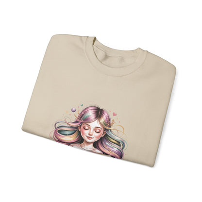 Lucky Girl 2026 Crewneck Sweatshirt | manifest luck, lucky charms