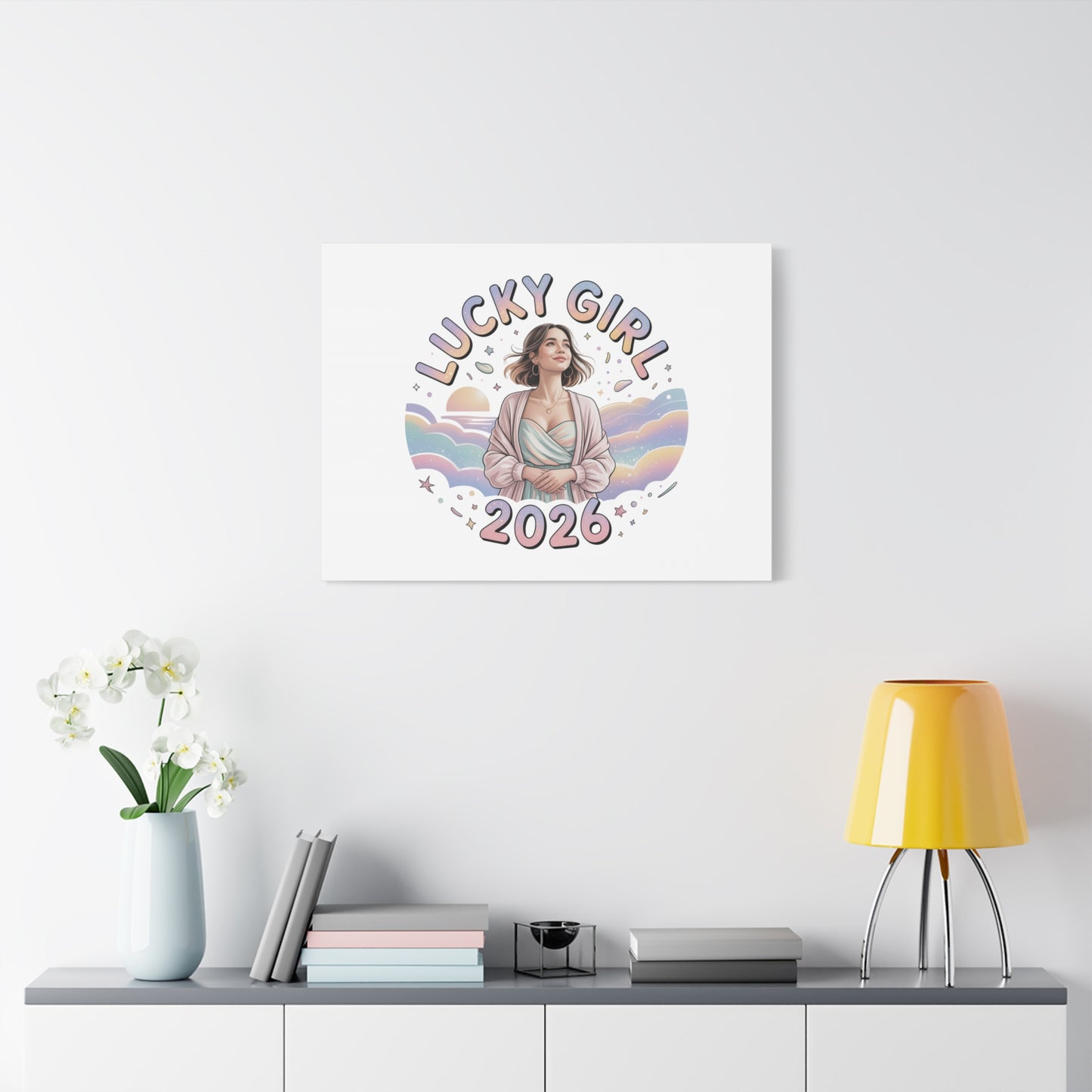 Lucky Girl 2026 Canvas | Manifest Luck, 2026 Lucky Charms