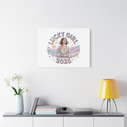Lucky Girl 2026 Canvas | Manifest Luck, 2026 Lucky Charms