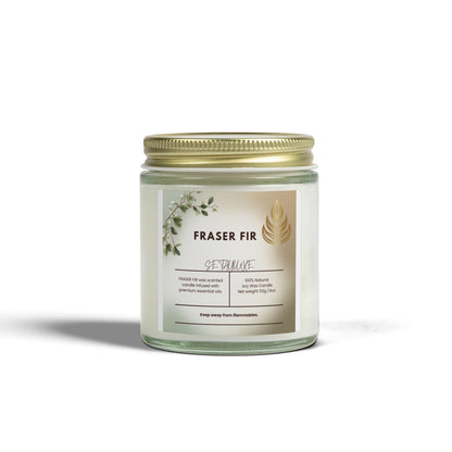 Fraser Fir Scented Candle — Coconut Apricot Wax (4oz & 9oz)