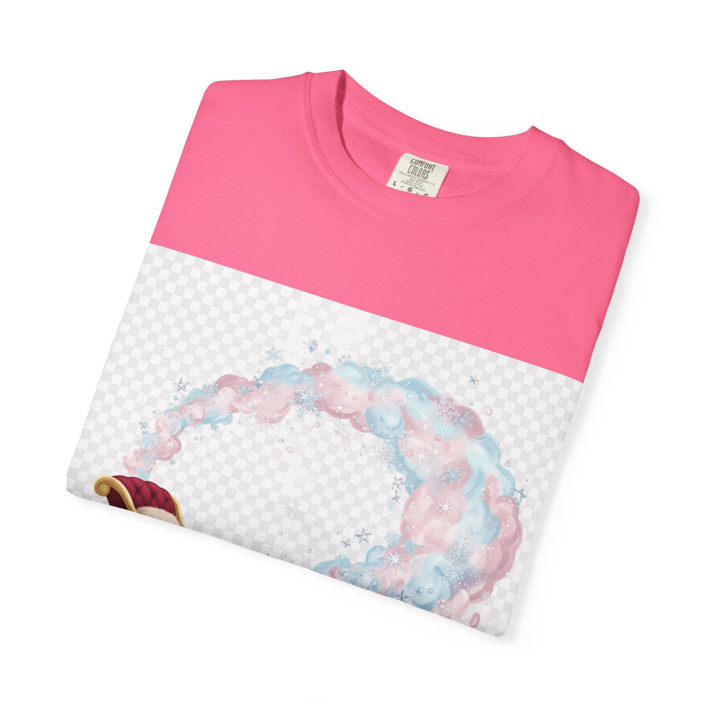 Sleighing Softly in Style T-Shirt — Festive Sleigh Graphic Holiday Tee