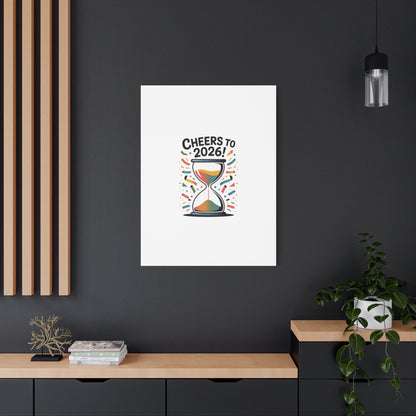 Cheers to 2026 Hourglass Canvas | 2026 goals, new year motivation