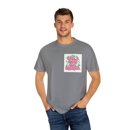 T-Shirt - 'Still A Mess But Blessed' Floral Graphic Tee