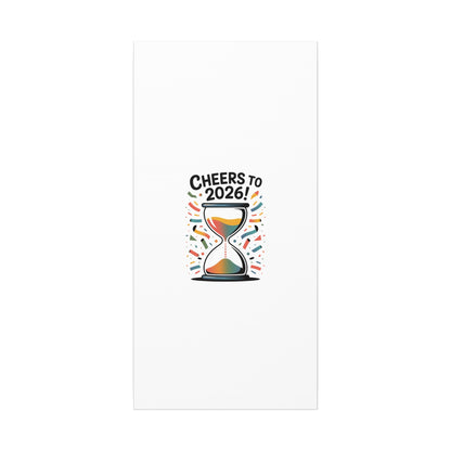 Cheers to 2026 Hourglass Canvas | 2026 goals, new year motivation