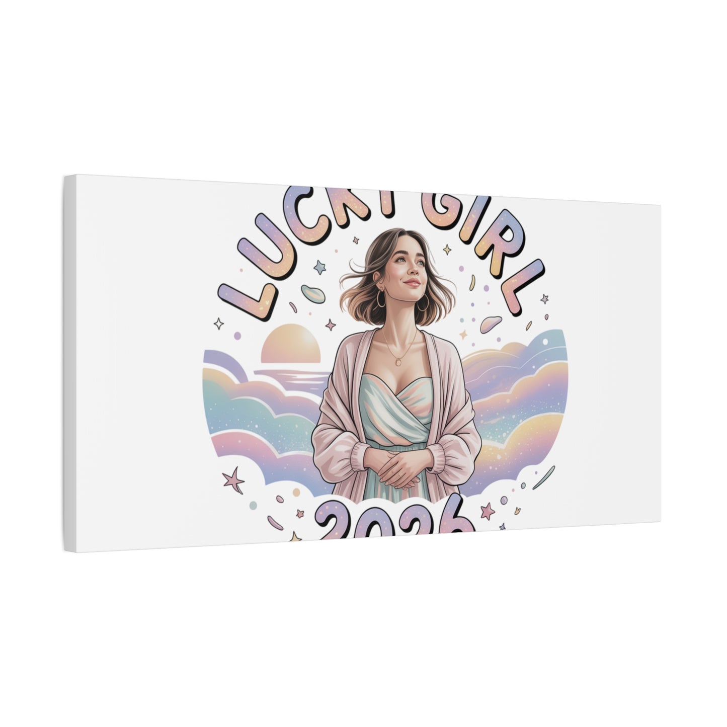 Lucky Girl 2026 Canvas | Manifest Luck, 2026 Lucky Charms