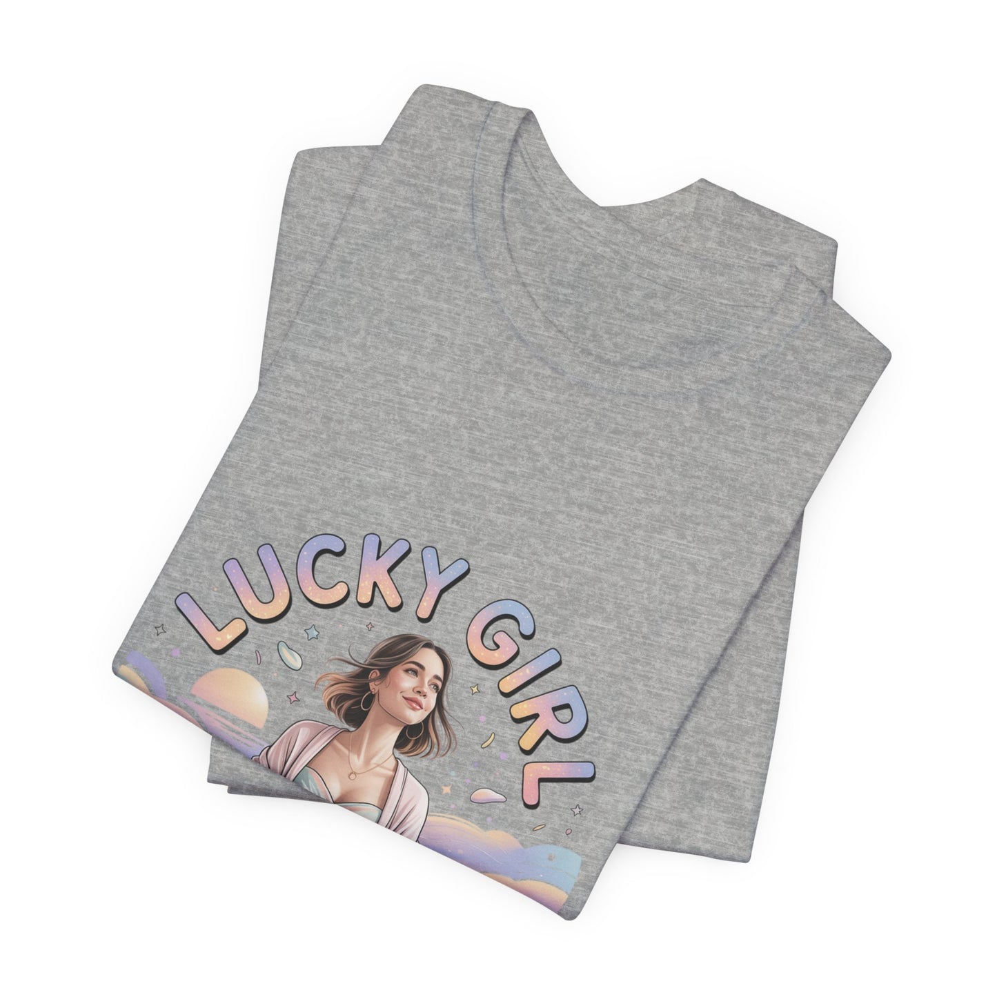 Lucky Girl 2026 Manifest Luck Tee | lucky charms, angel number shirt
